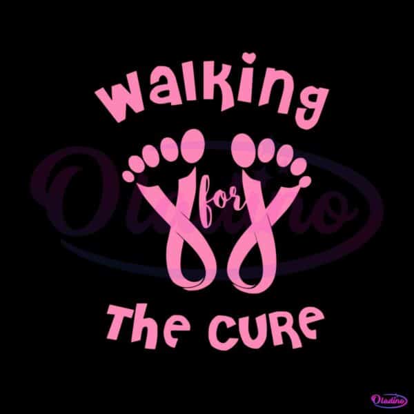 walking-for-the-cure-svg-breast-cancer-awareness-svg-file