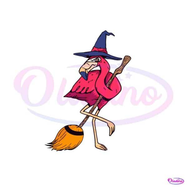 flamingo-witch-halloween-svg-halloween-witch-svg-file