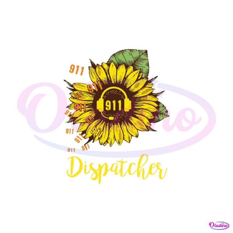 911-dispatcher-sunfower-svg-jobs-svg-digital-file