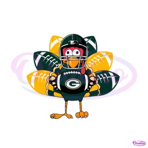 green-bay-packers-turkey-thanksgiving-svg-digital-cricut-file