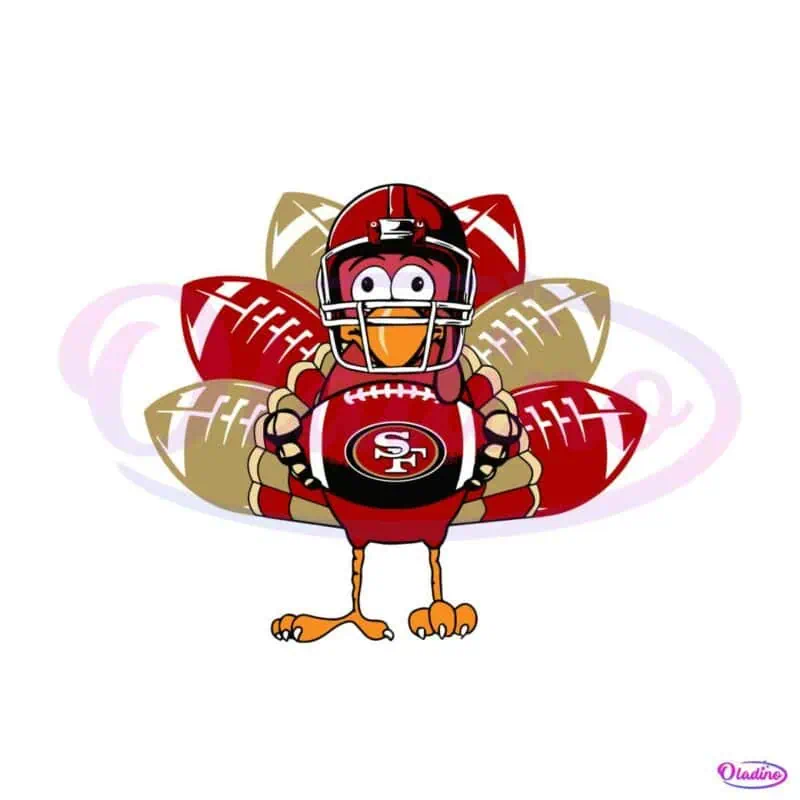 san-francisco-49ers-turkey-thanksgiving-svg-download