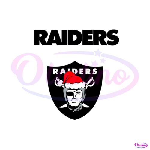 oakland-raiders-nfl-christmas-logo-svg-file-for-cricut