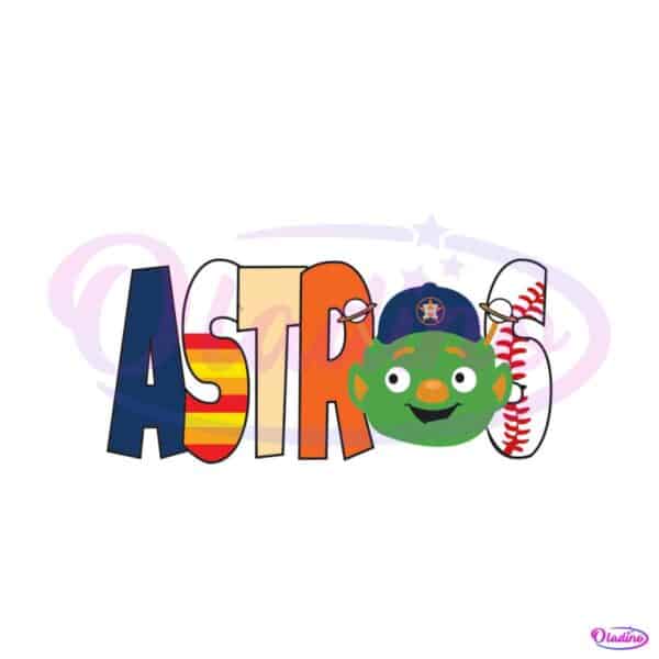 Astros Tequila Sunrise SVG MLB Baseball Team Graphic Design File