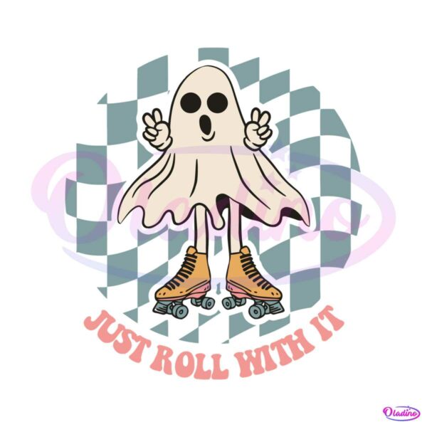 just-roll-with-it-retro-ghost-halloween-svg-cutting-digital-file