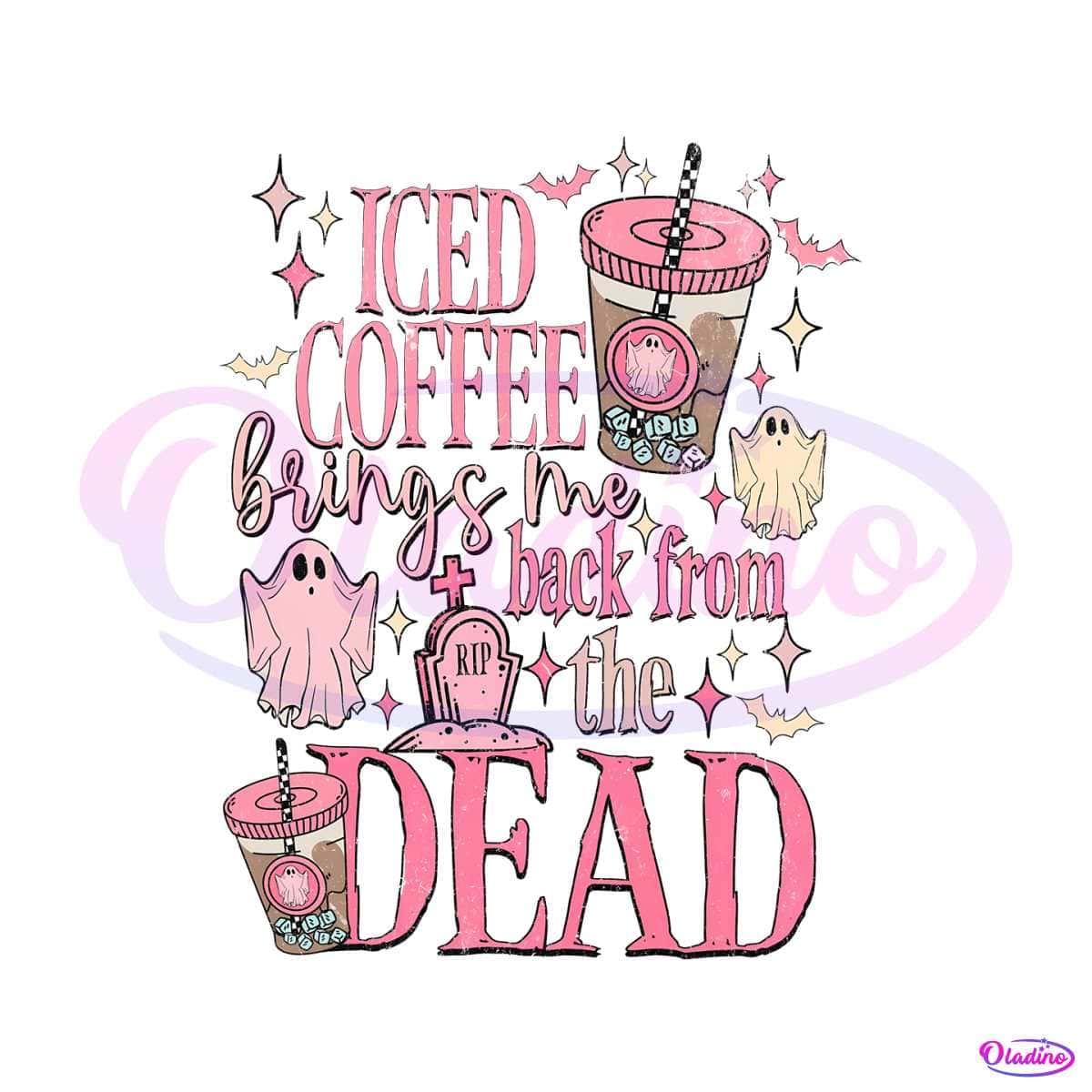 Iced Coffee Appreciation Society SVG PNG Graphic by