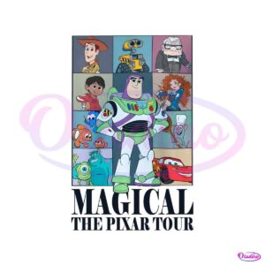 vintage-disney-magical-the-pixar-tour-png-download