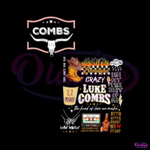 retro-luke-combs-bull-skull-country-western-music-svg-file