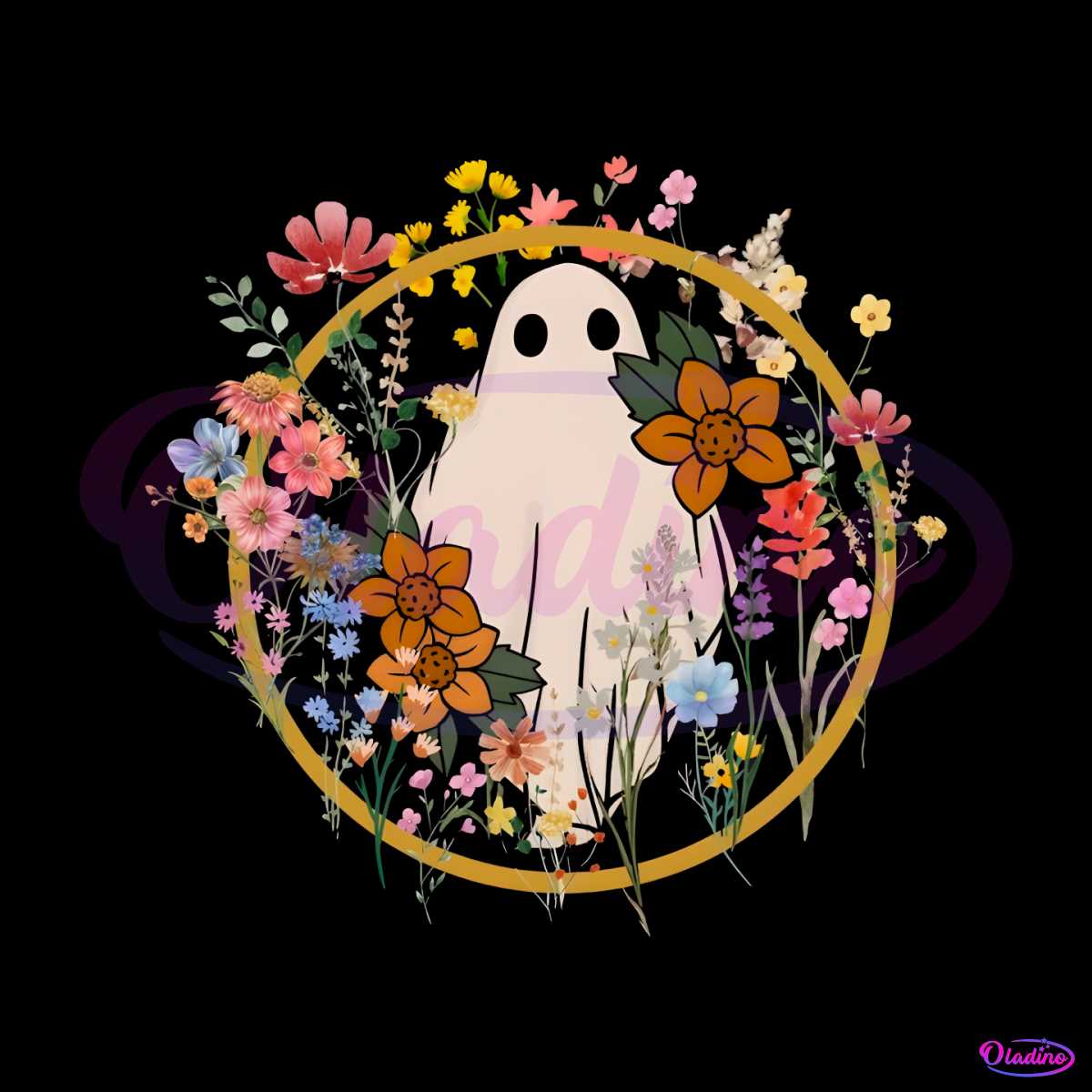 vintage-wildflower-ghost-halloween-png-sublimation
