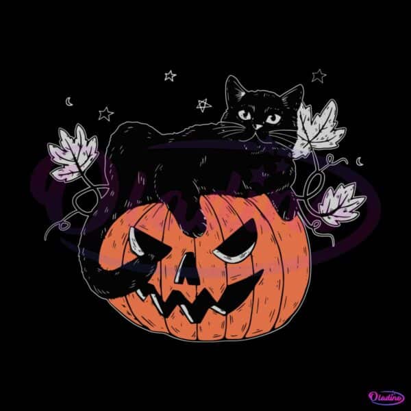 black-cat-on-pumpkin-happy-halloween-svg-digital-cricut-file