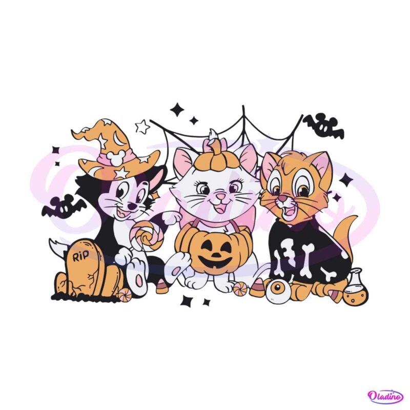 Disney The Aristocats Marie Cat Halloween SVG File For Cricut