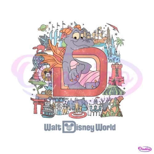 vintage-walt-disney-world-png-disney-figment-epcot-png