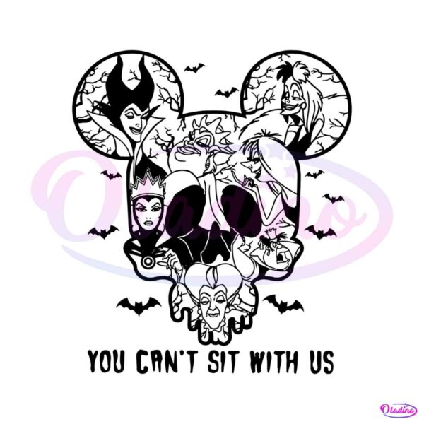 you-cant-sit-with-us-disney-villains-svg-mickey-skull-svg