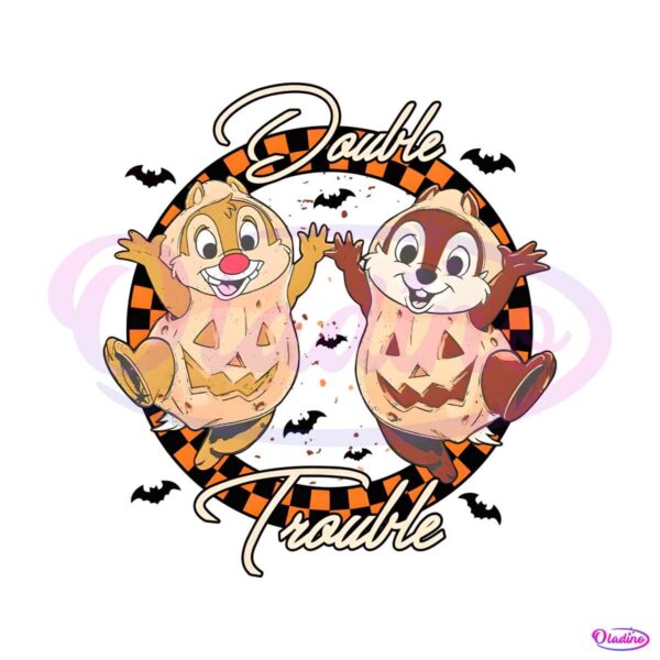 disney-chip-and-dale-checkerboard-halloween-png-download