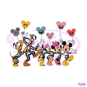 funny-disney-halloween-mickey-and-friend-skeleton-ballon-svg