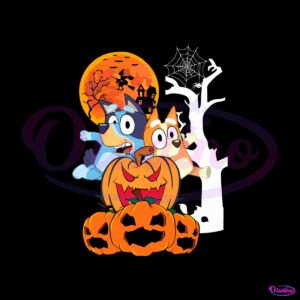 halloween-bluey-and-pumpkin-svg-spooky-vibes-svg-file