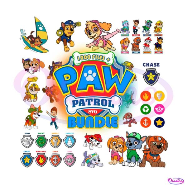 PAW Patrol Svg Unleashing Adventure With Your Favorite Pups