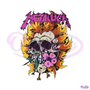 vintage-metallica-floral-skull-png-thrash-metal-band-png-file