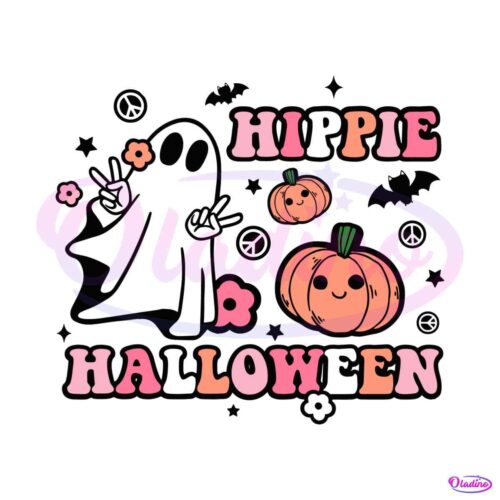 halloween-ghost-pumpkin-svg-hippie-halloween-svg-file