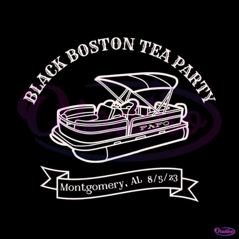 Alabama Brawl Black Boston Tea Party SVG Digital Cricut File