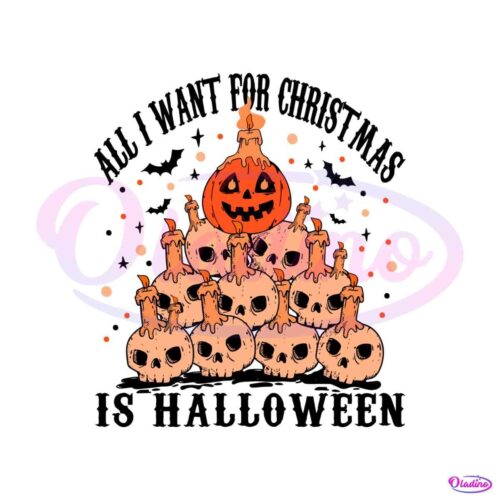 retro-all-i-want-for-christmas-is-halloween-svg-digital-file