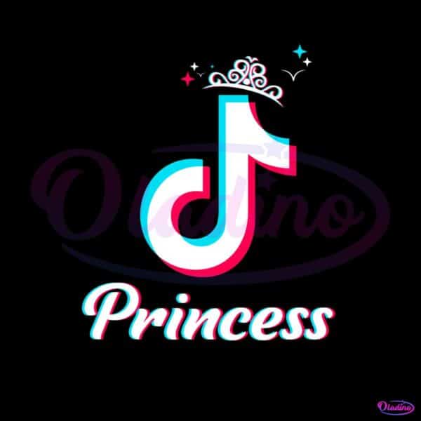 tiktok-princess-logo-tiktok-queen-svg-digital-cricut-files
