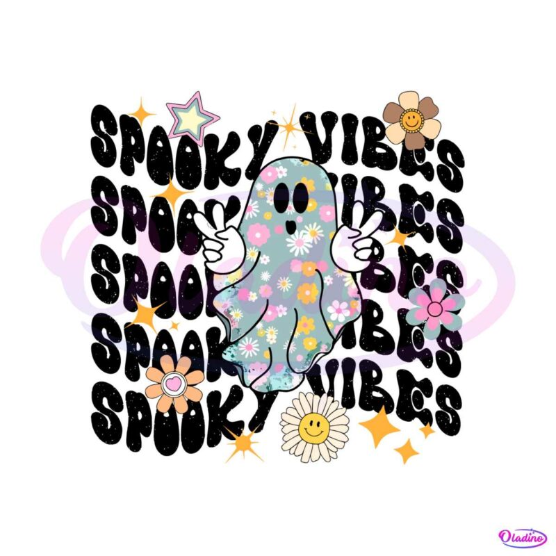 floral-cute-ghost-spooky-vibes-retro-halloween-svg-cricut-file