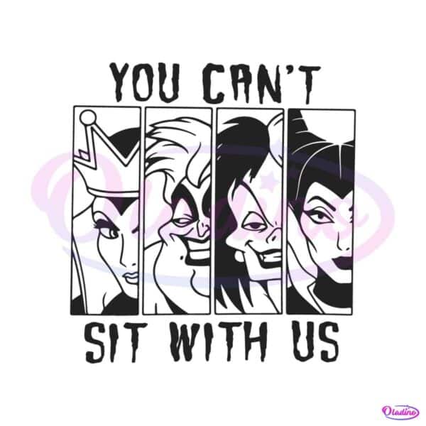 you-cant-sit-with-us-disney-halloween-witches-svg-cricut-file