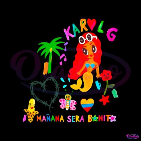 manana-sera-bonito-album-karol-g-mermaid-png-download