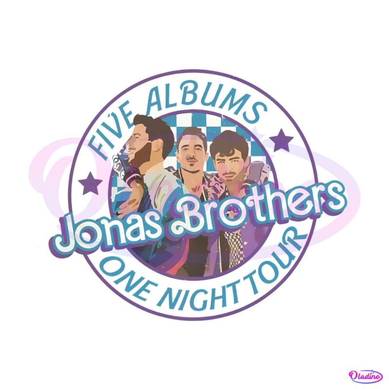 five-albums-one-night-tour-jonas-brothers-png-download