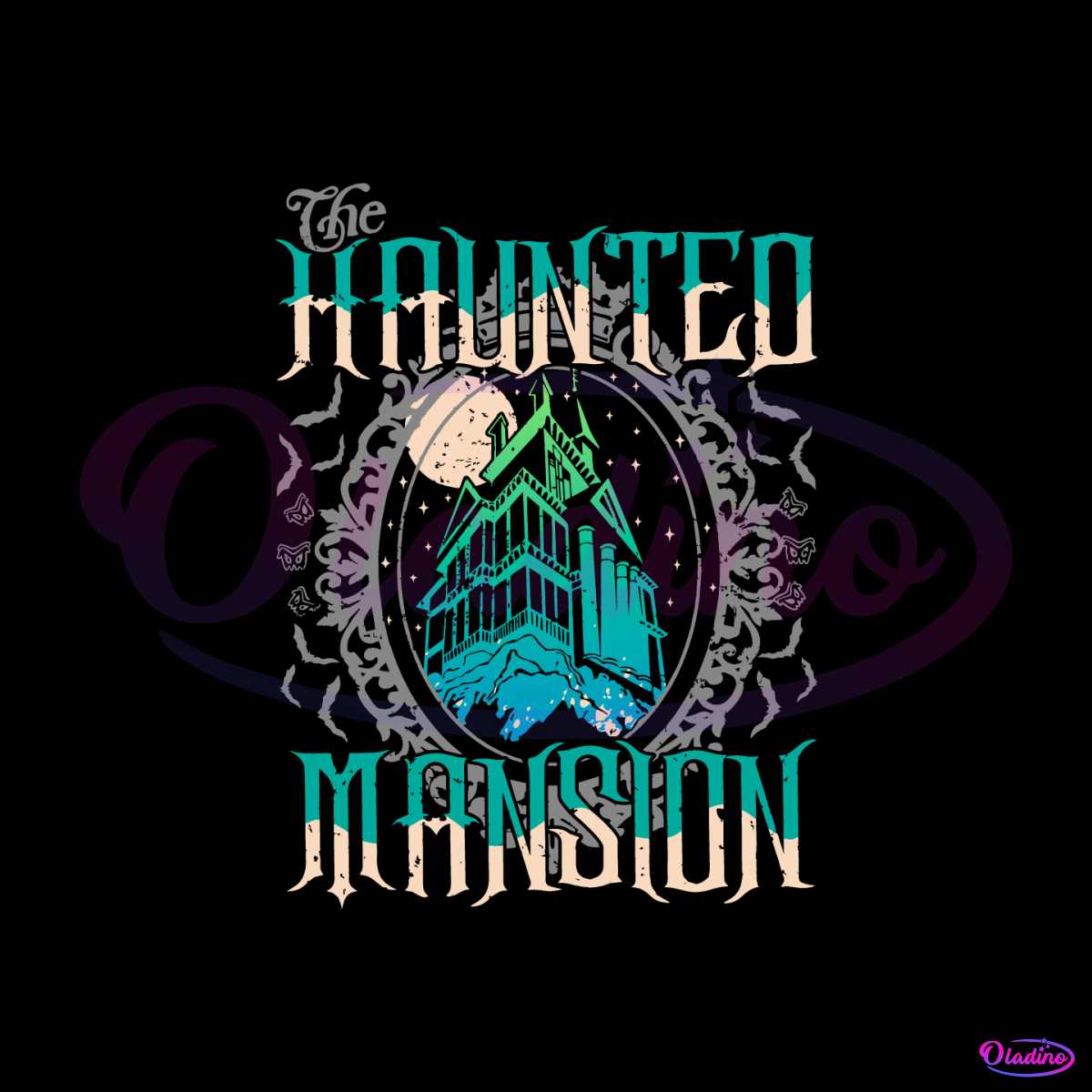 Retro The Haunted Mansion SVG Disney Haunted Ride SVG - Oladino