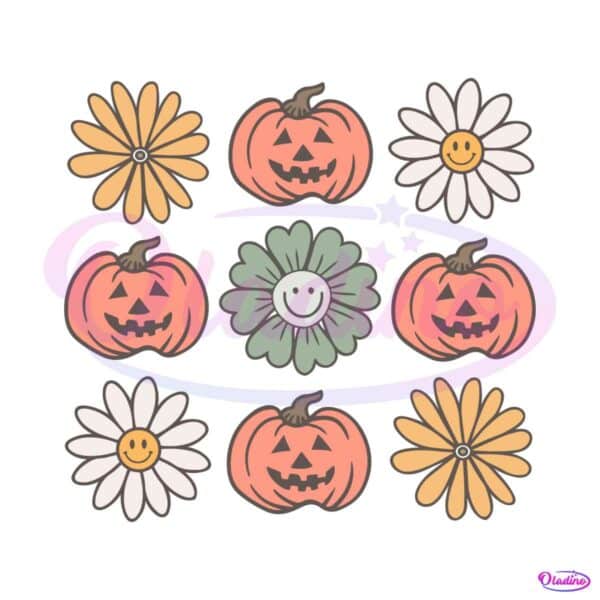 vintage-floral-pumpkins-svg-halloween-vibes-svg-download