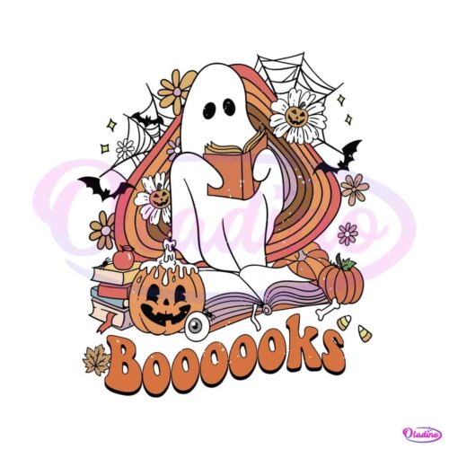 retro-booooks-ghost-svg-halloween-reading-svg-digital-file