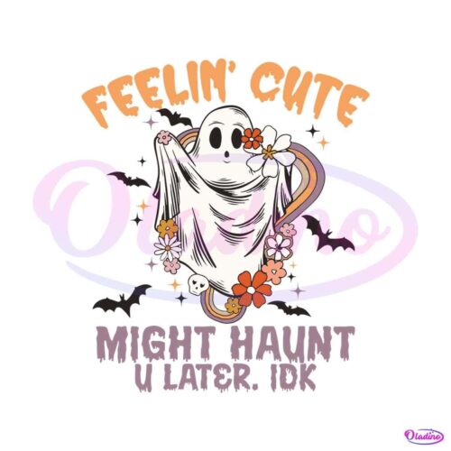 feelin-cute-halloween-ghost-retro-floral-halloween-svg-file