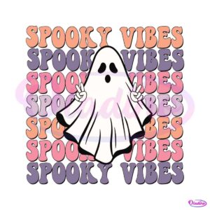 retro-halloween-cute-ghost-spooky-vibes-svg-download