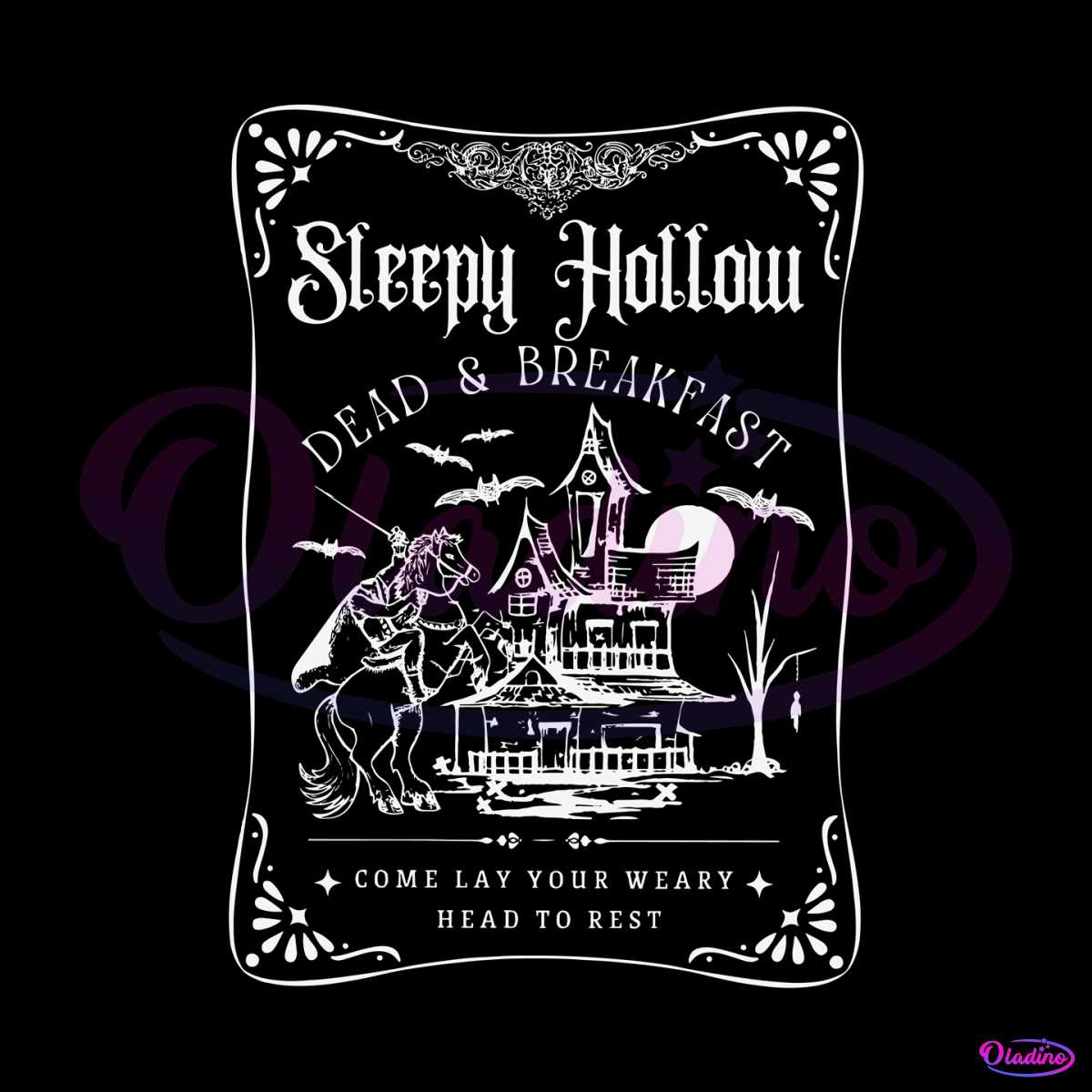 Spooky Season SVG Sleepy Hollow Dead And Breakfast SVG - Oladino