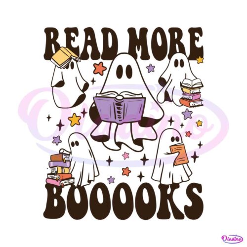 read-more-books-halloween-svg-bookish-ghost-svg-file