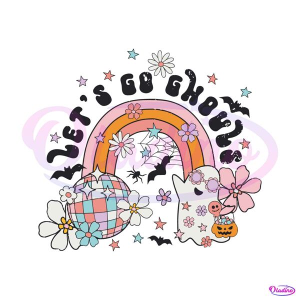groovy-lets-go-ghouls-halloween-spooky-disco-ball-svg-file