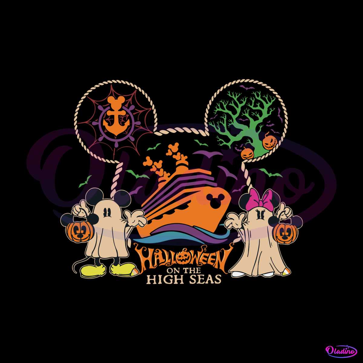 Disney Cruise Halloween SVG Halloween On The High Seas SVG » Oladino