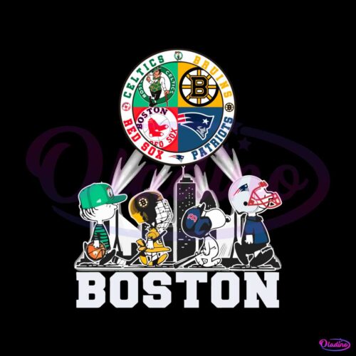 the-peanuts-boston-city-sport-team-logo-png-download