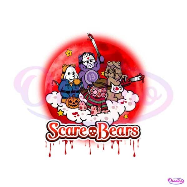 scare-bears-red-halloween-png-horror-movie-png-download