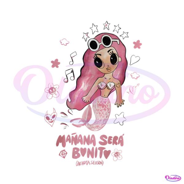 manana-sera-bonito-cute-karol-g-mermaid-png-download