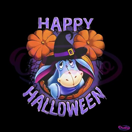 cute-eeyore-walt-disney-happy-halloween-png-download