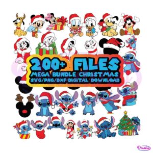 disney-christmas-svg-cartoon-characters-svg-bundle