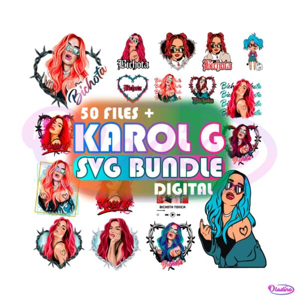 retro-karol-g-with-red-hair-png-sublimation-download