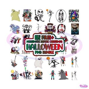 nightmare-before-christmas-png-halloween-party-png-bundle