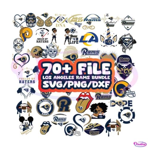 los-angeles-rams-icon-svg-bundle-graphic-design-file