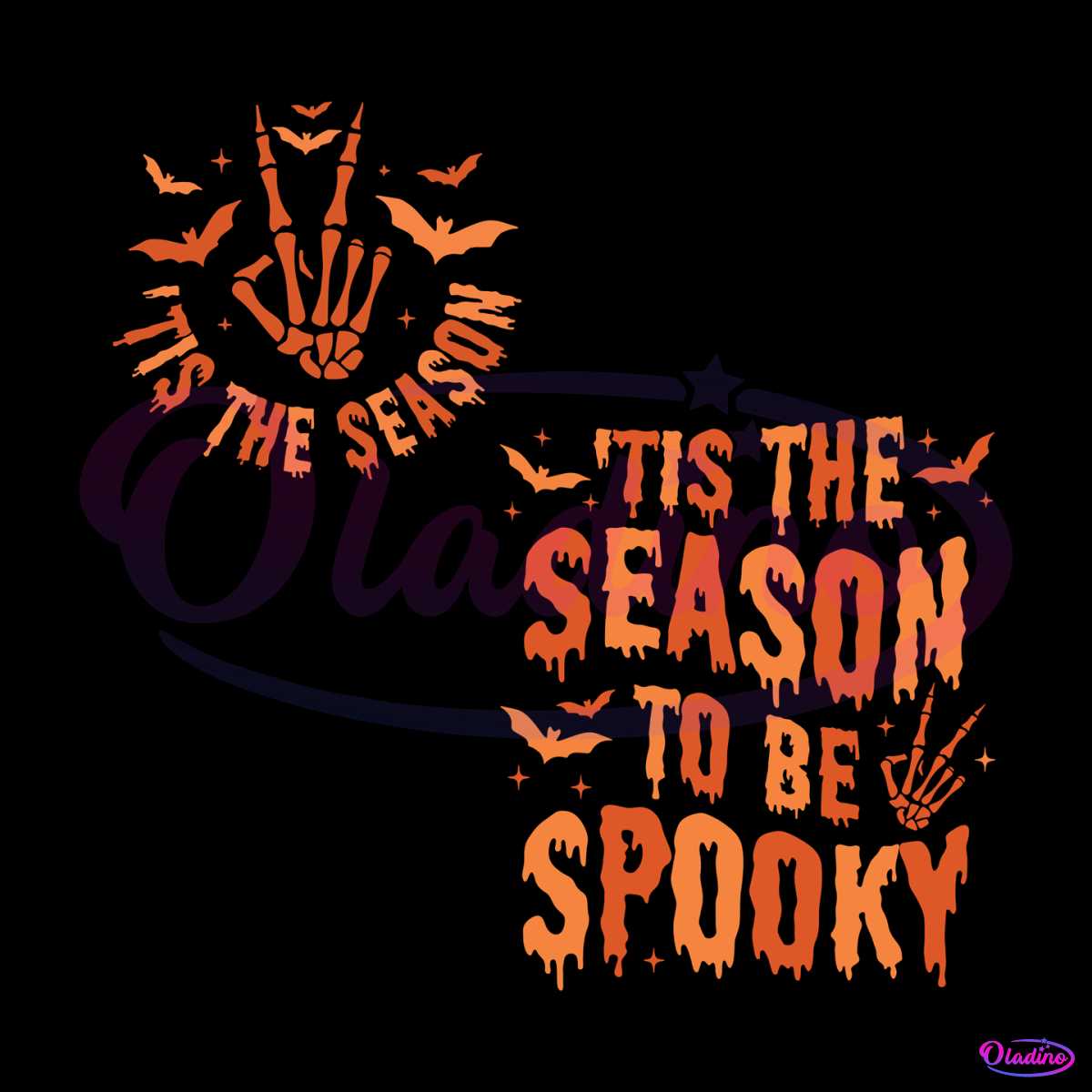 Retro Halloween Tis The Season To Be Spooky SVG Cricut File