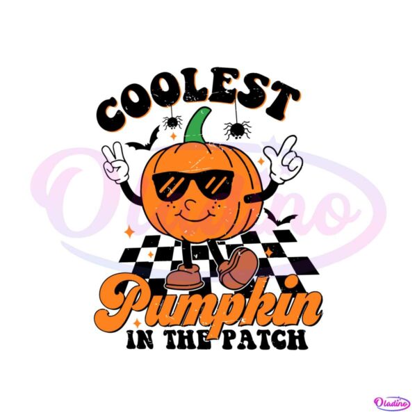 coolest-pumpkin-in-the-patch-retro-halloween-svg-cricut-file