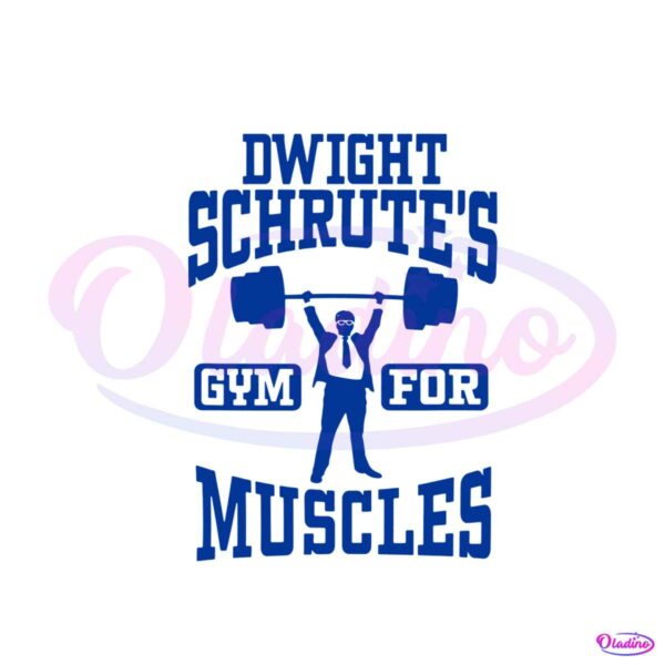 dwight-schrutes-gym-for-muscles-svg-graphic-design-file
