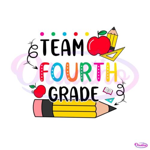 back-to-school-svg-team-fourth-grade-svg-file-for-cricut